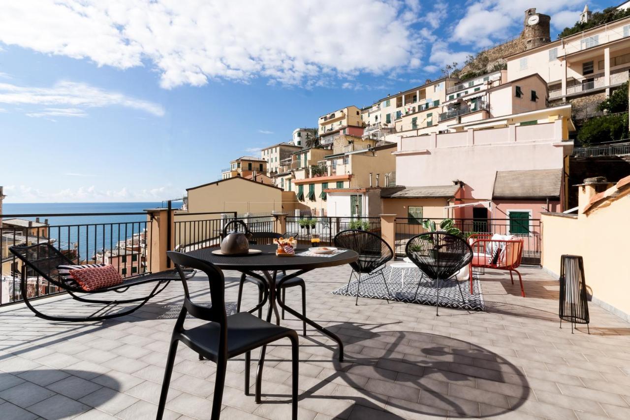 Ca Vivaldi Penthouse 5Terreparco Appartement Riomaggiore Buitenkant foto